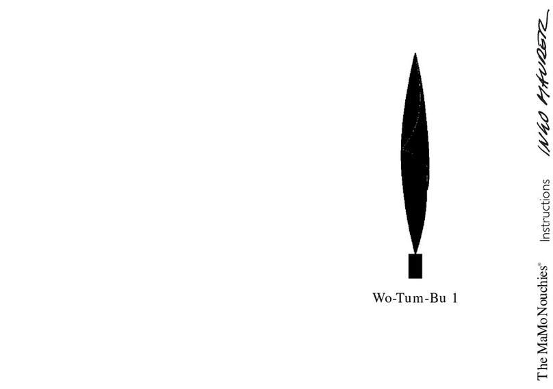 Ingo Maurer The MaMo Nouchies Wo-Tum-Bu 1 Mounting instructions