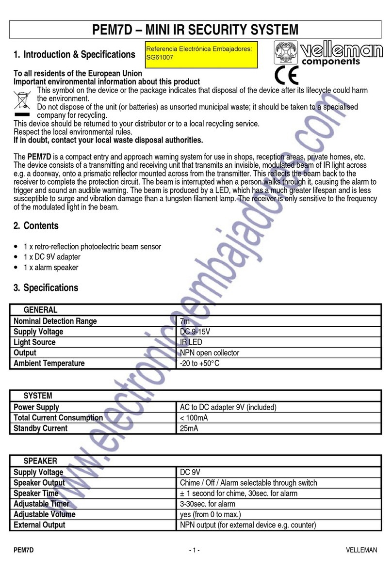 Velleman Velleman quick start guide Velleman Velleman quick start guide