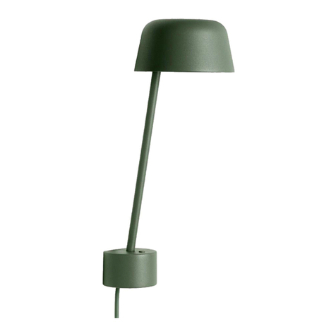muuto LEAN WALL LAMP User manual