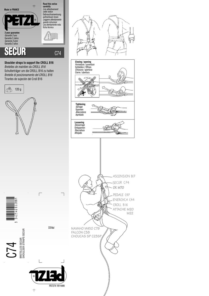 Petzl SECUR Notice