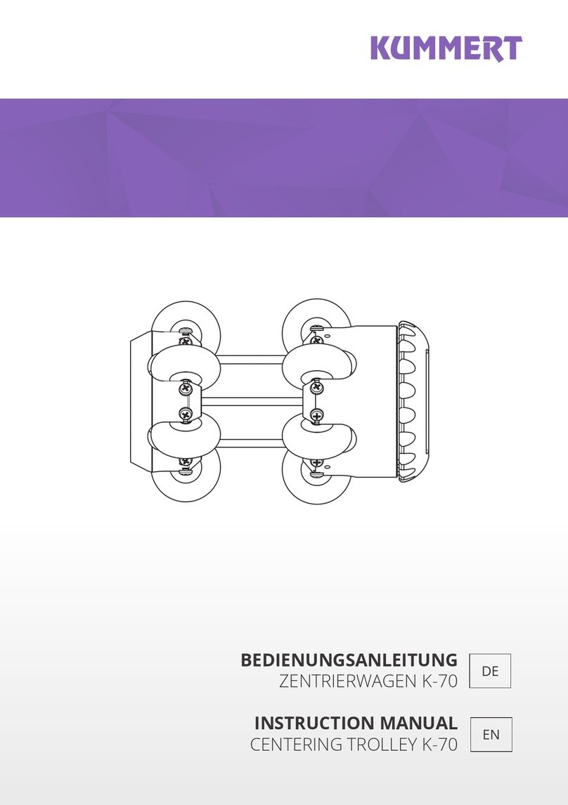 Kummert K-70 instruction manual