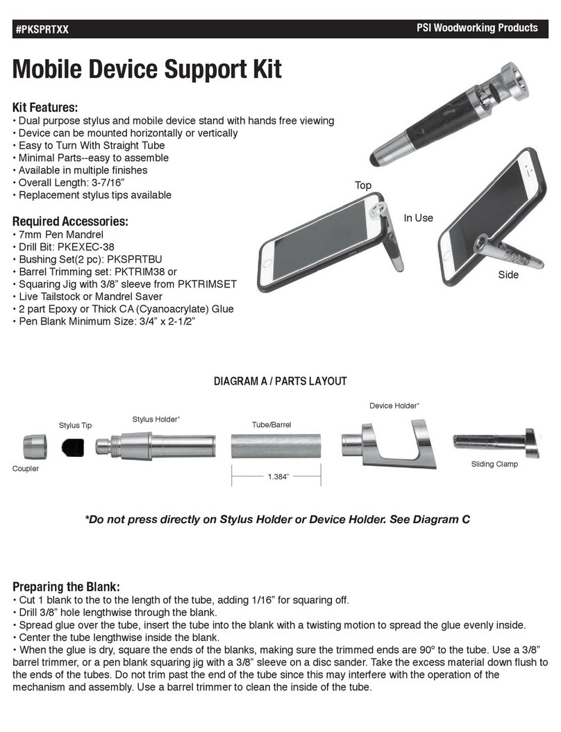 PSI Woodworking PKSPRT Series quick start guide