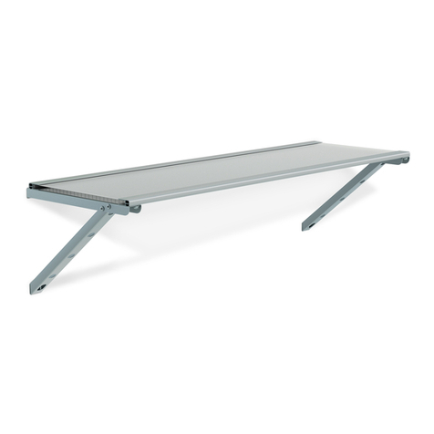 Palram Utility Shed Shelf Kit manual