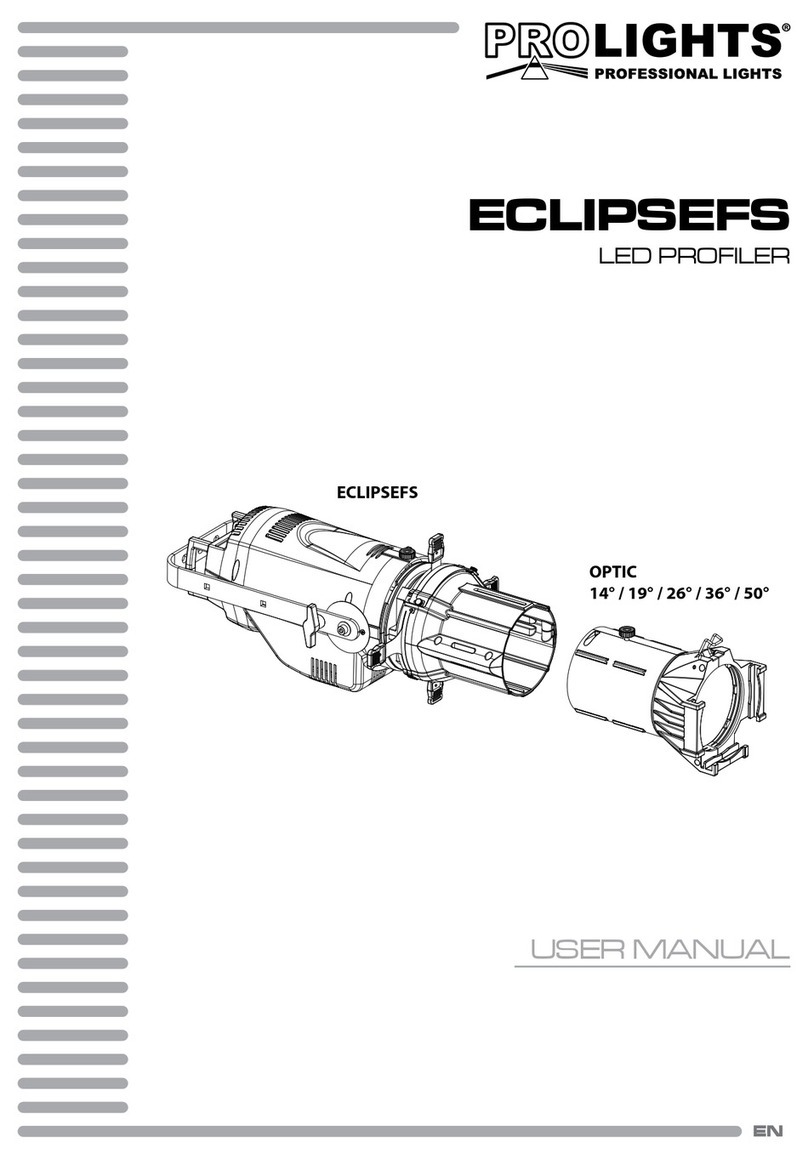 ProLights ECLIPSEFS User manual