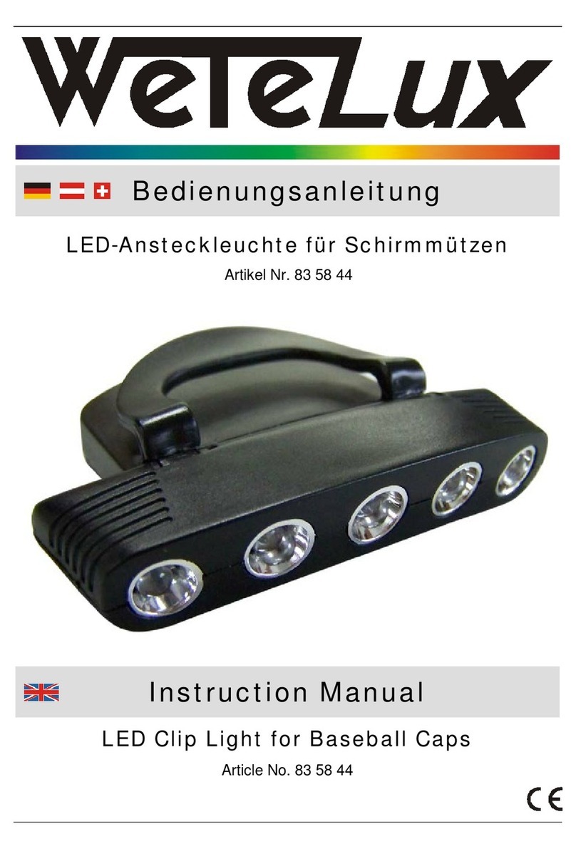 Wetelux 83 58 44 instruction manual