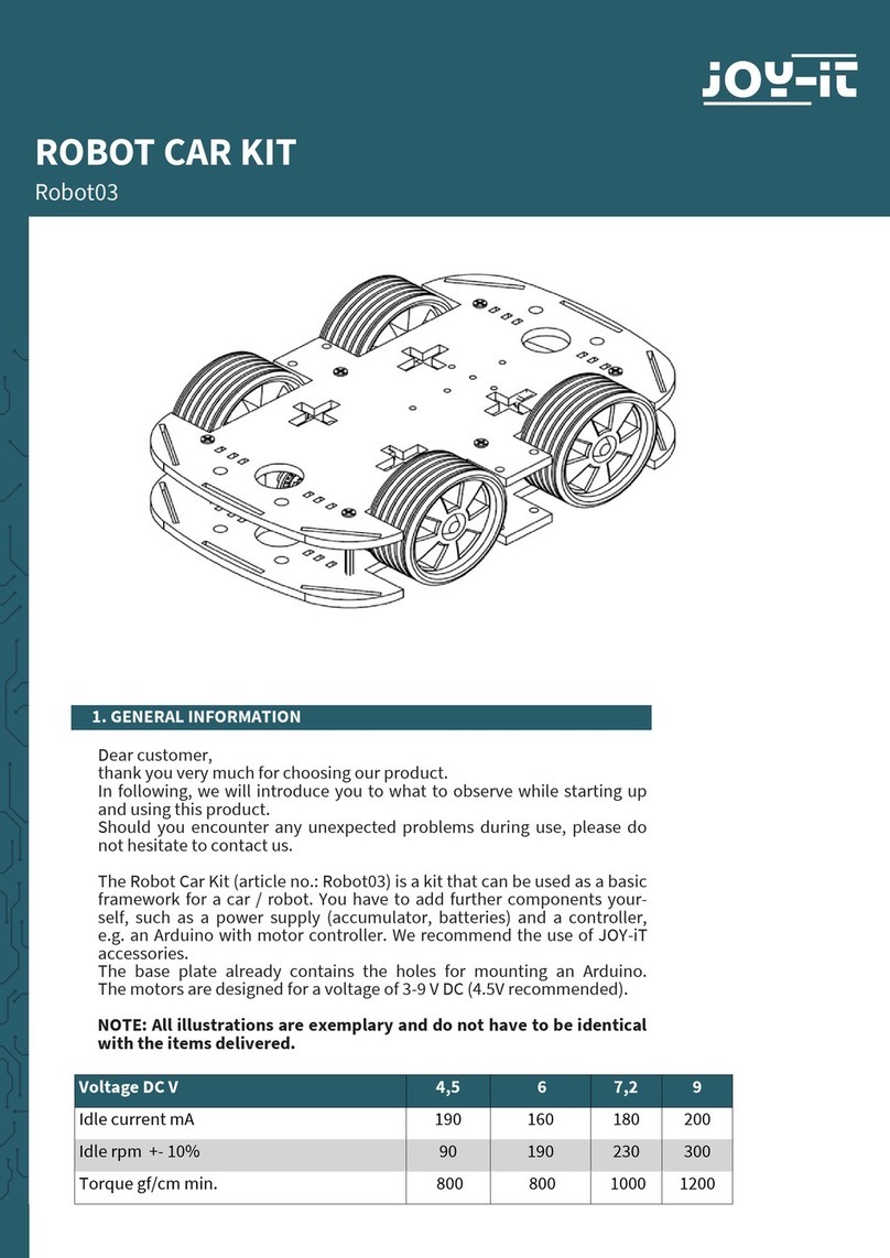 Joy-it ROBOT CAR KIT manual