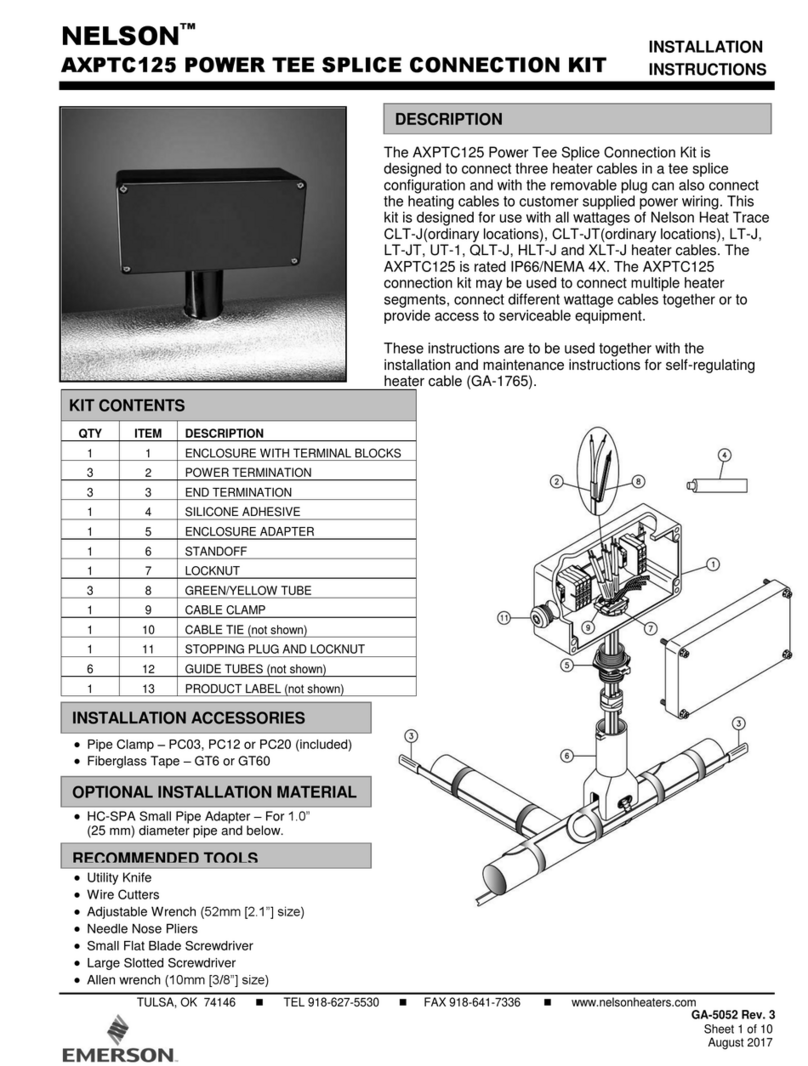Emerson NELSON AXPTC125 installation instructions