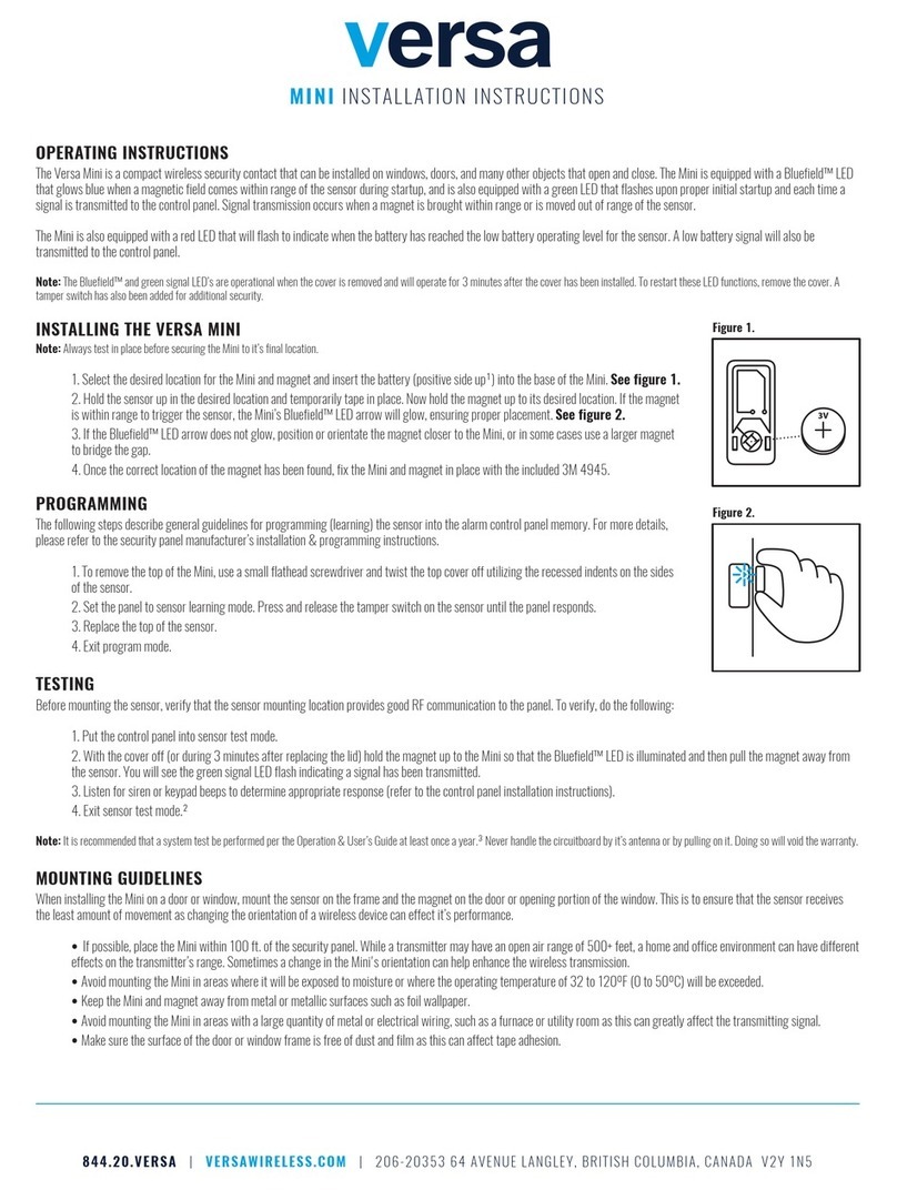 versa Mini installation instructions