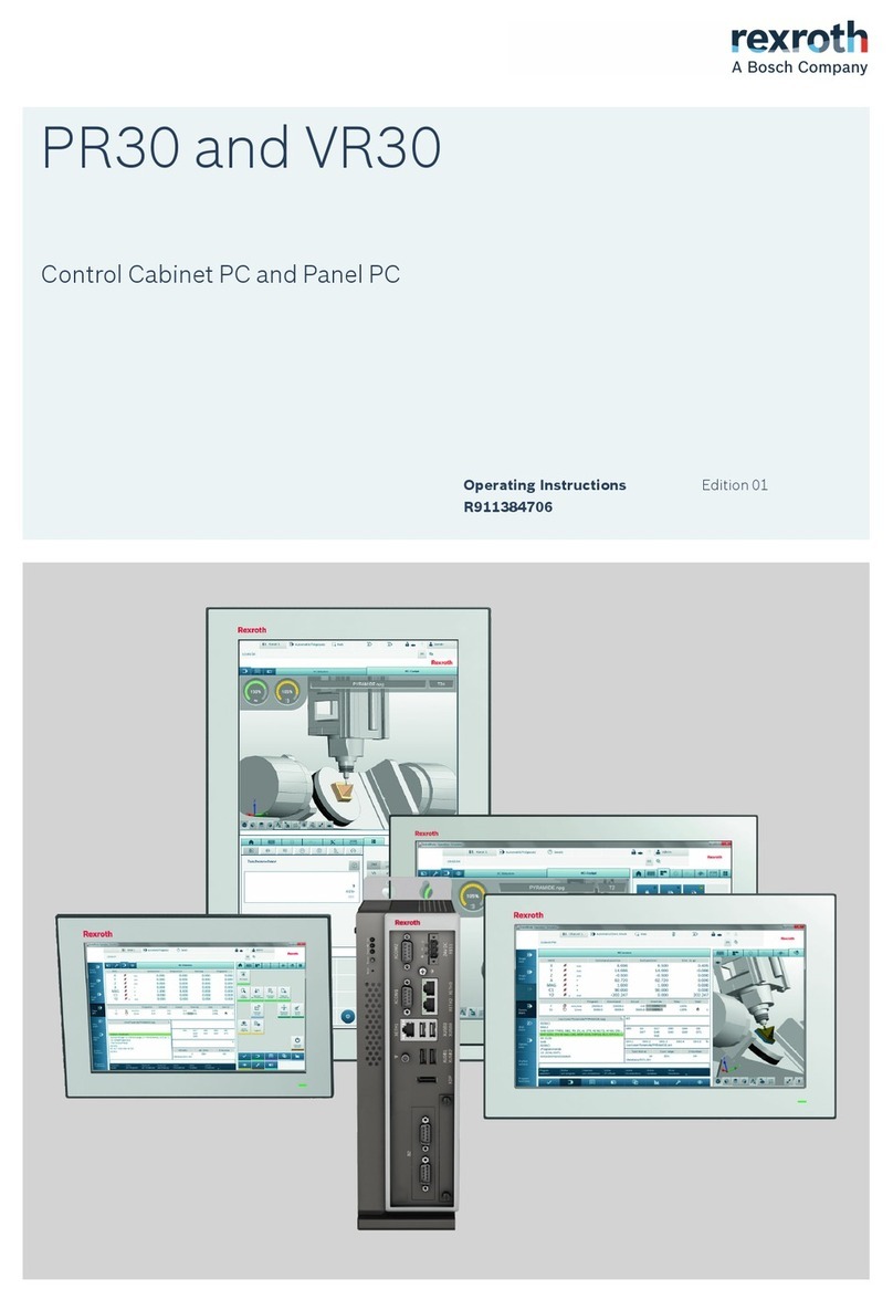 Bosch rexroth PR30 User manual