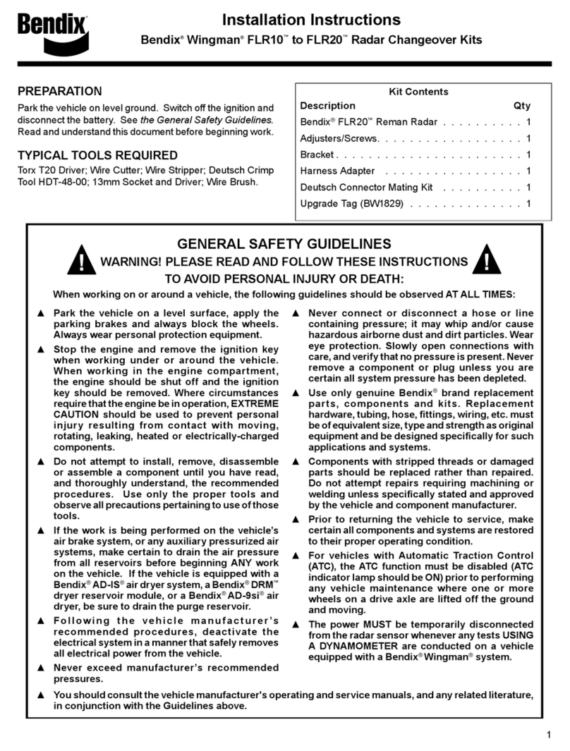 BENDIX Wingman FLR20 User manual