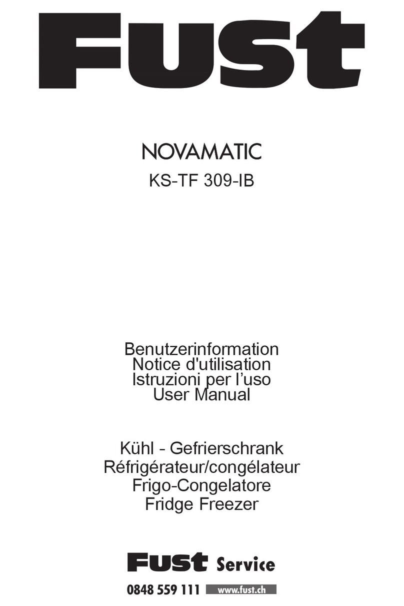 FUST Novamatic KS-TF 309-IB User manual
