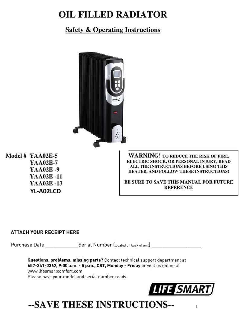 Life Smart YAA02E-5 Quick start guide