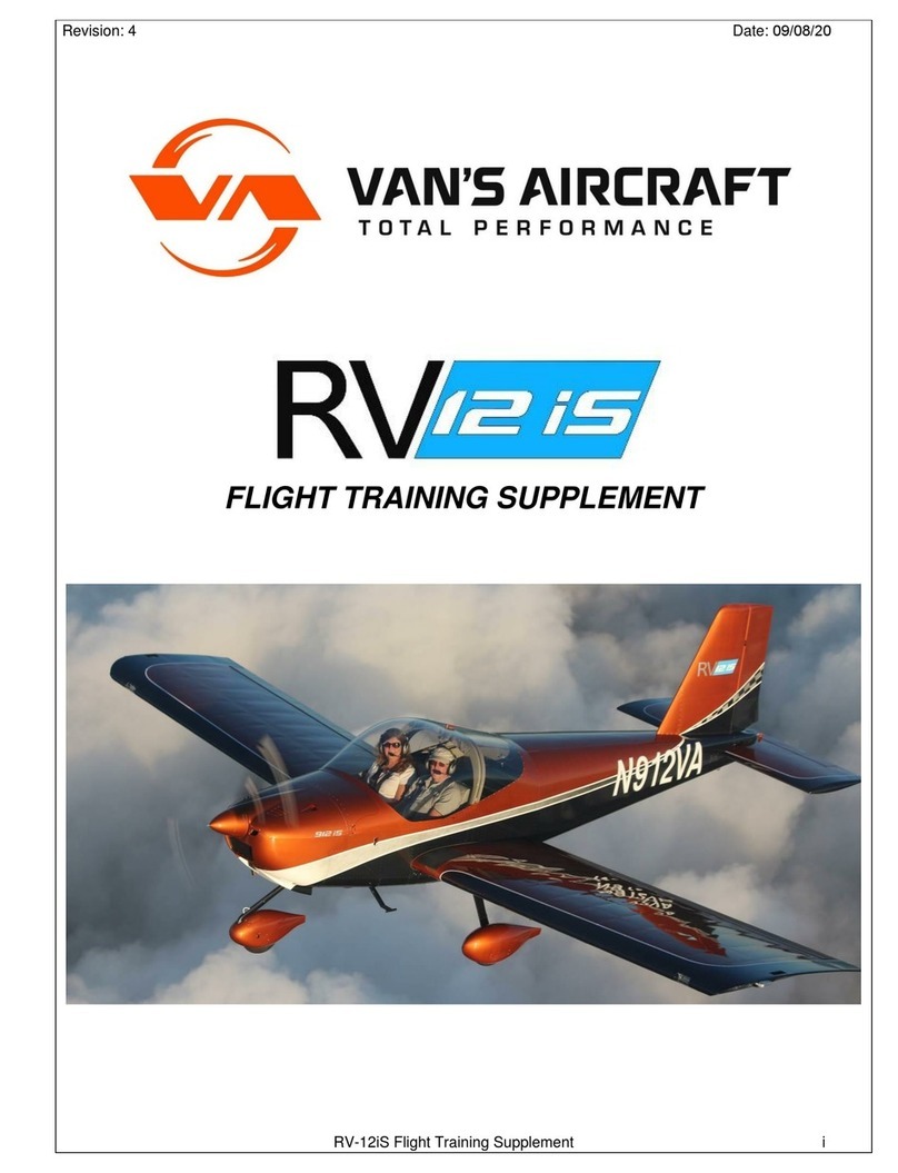 Van's Aircraft RV 12iS FLIGHT TRAINING SUPPLEMENT Van's Aircraft RV 12iS FLIGHT TRAINING SUPPLEMENT
