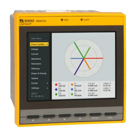 Bender PEM735 User manual