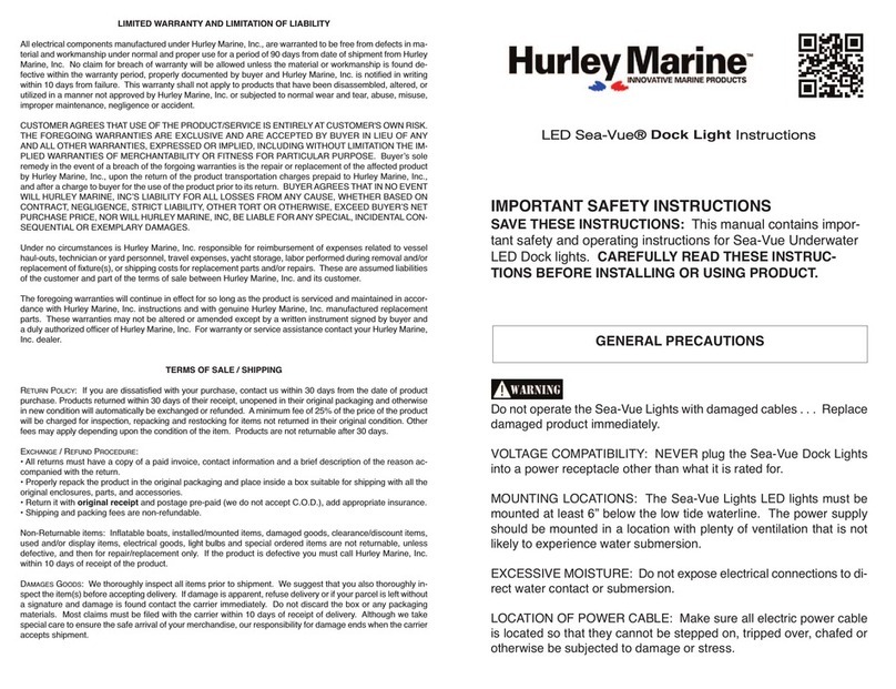 Hurley Marine Sea-Vue instructions
