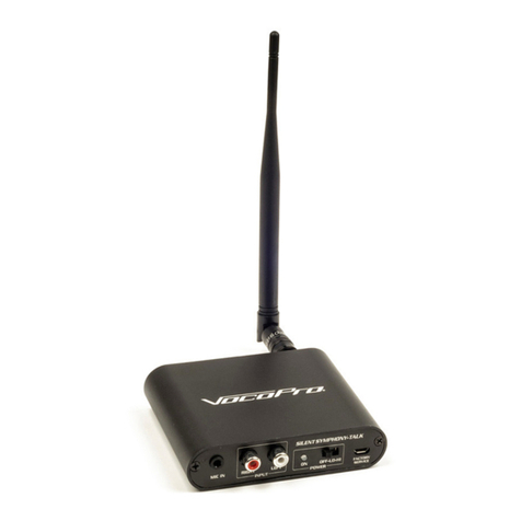 VocoPro SILENTSYMPHONY-TALK-TRANSMITTER manual VocoPro SILENTSYMPHONY-TALK-TRANSMITTER manual