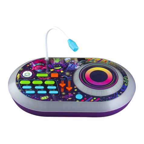 KIDdesigns Trolls World Tour DJ Trollex Party Mixer... User manual
