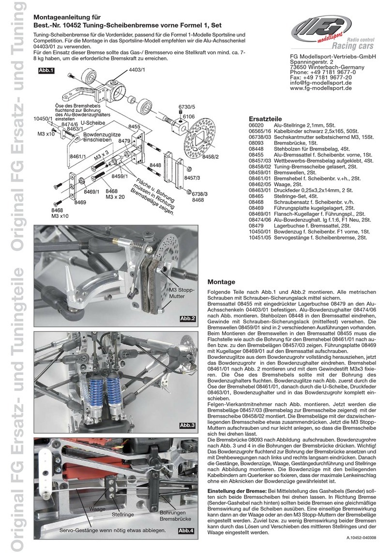 FG Modellsport 10452 User guide