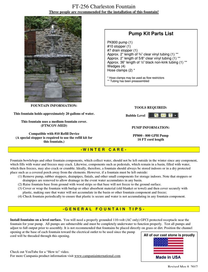 Campania International Charleston FT-256 quick start guide