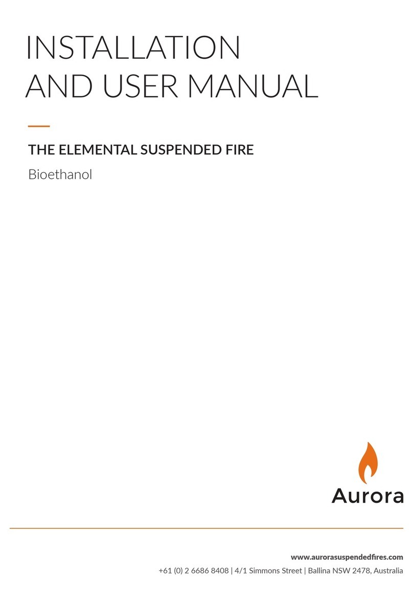 Aurora THE ELEMENTAL SUSPENDED FIRE User manual Aurora THE ELEMENTAL SUSPENDED FIRE User manual