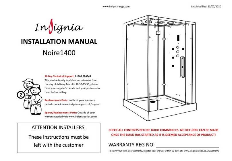 Insignia Noire1400 User manual