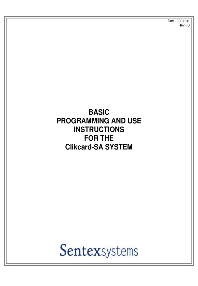 SentexSystems Clikcard-SA Quick guide