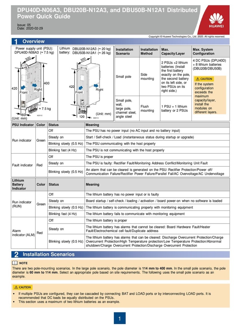 Huawei DPU40D-N06A3 quick guide Huawei DPU40D-N06A3 quick guide