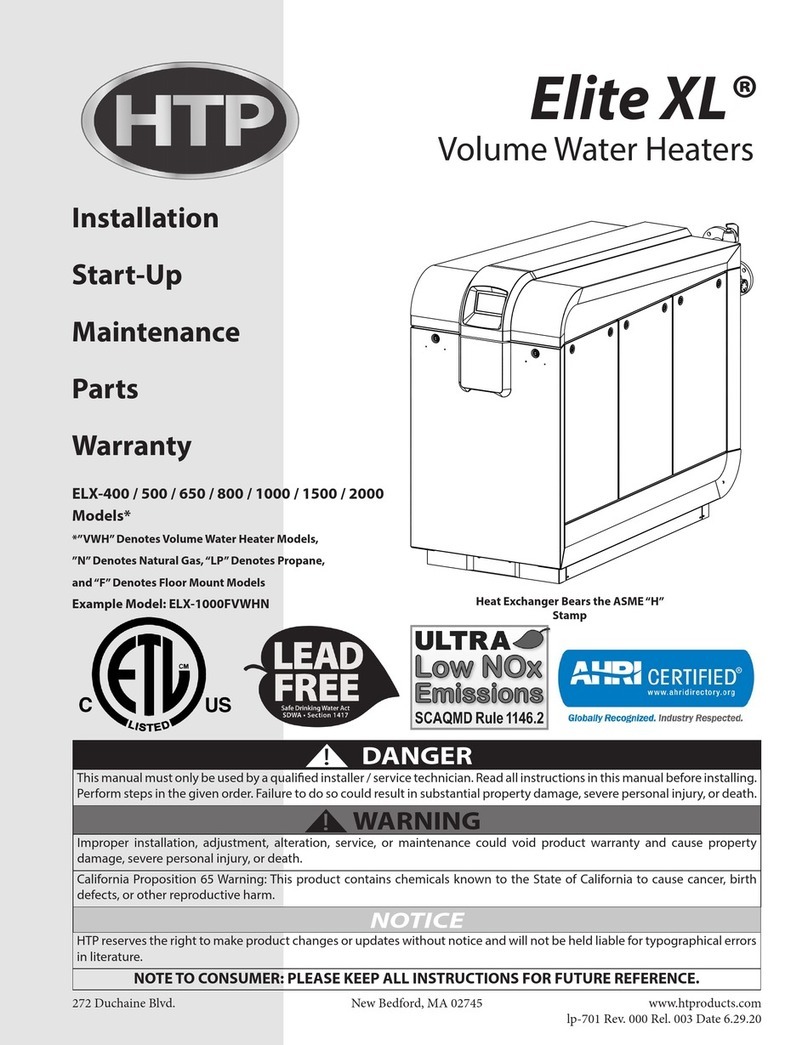 HTP Elite XL ELX-400 Installation manual