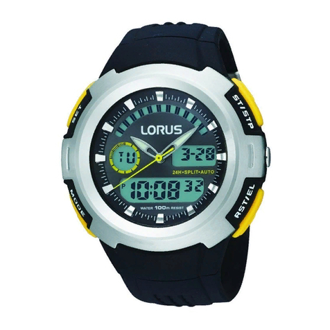 LORUS R23 Series User manual