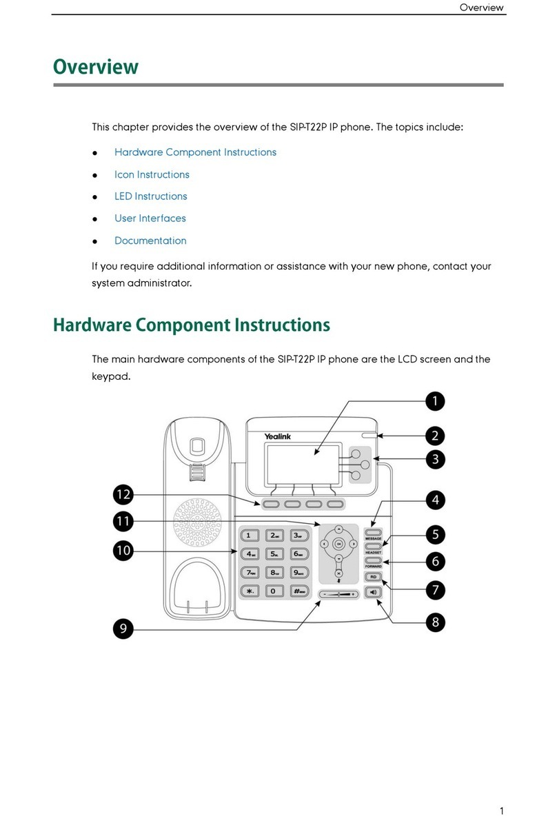 Yealink Yealink SIP-T22P Installation guide Yealink Yealink SIP-T22P Installation guide