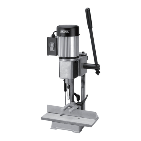 Draper BENCH MORTICER user manual