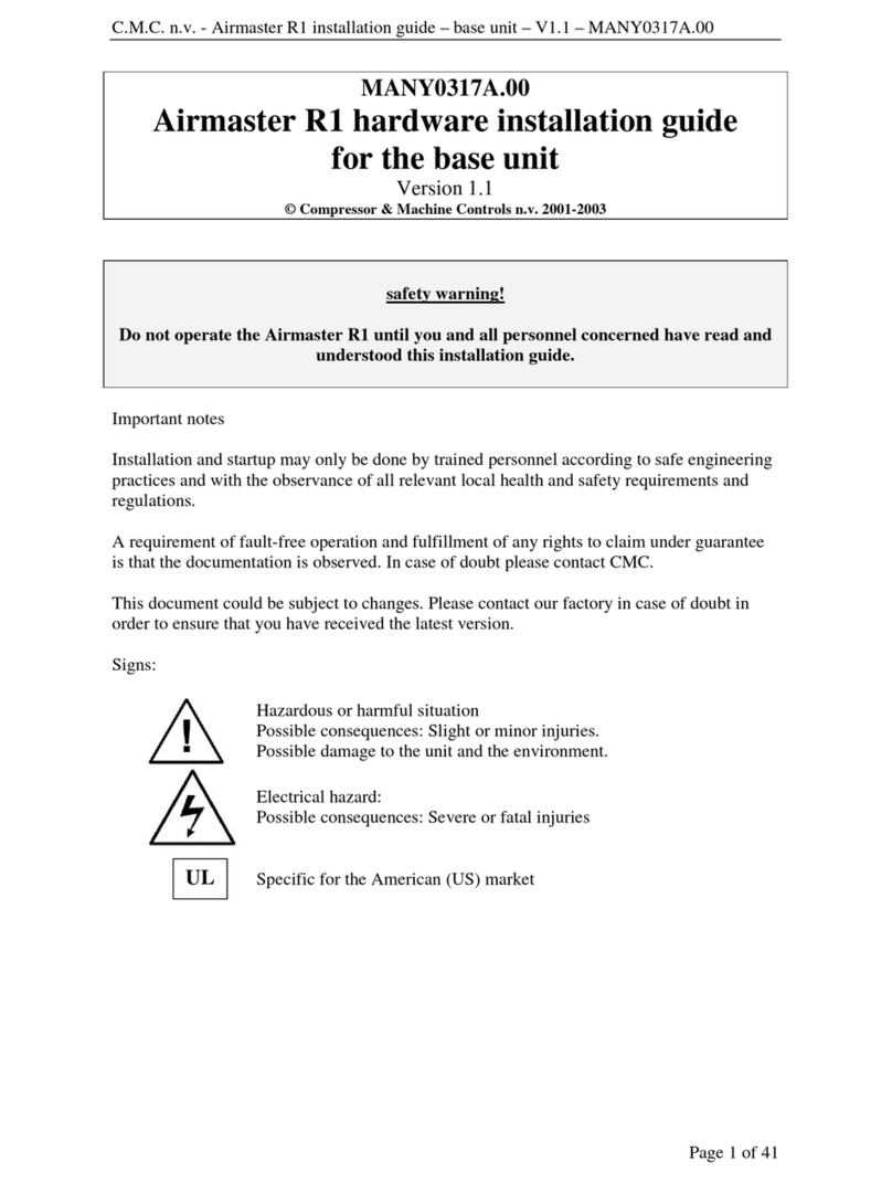 CMC Airmaster R1 Manual
