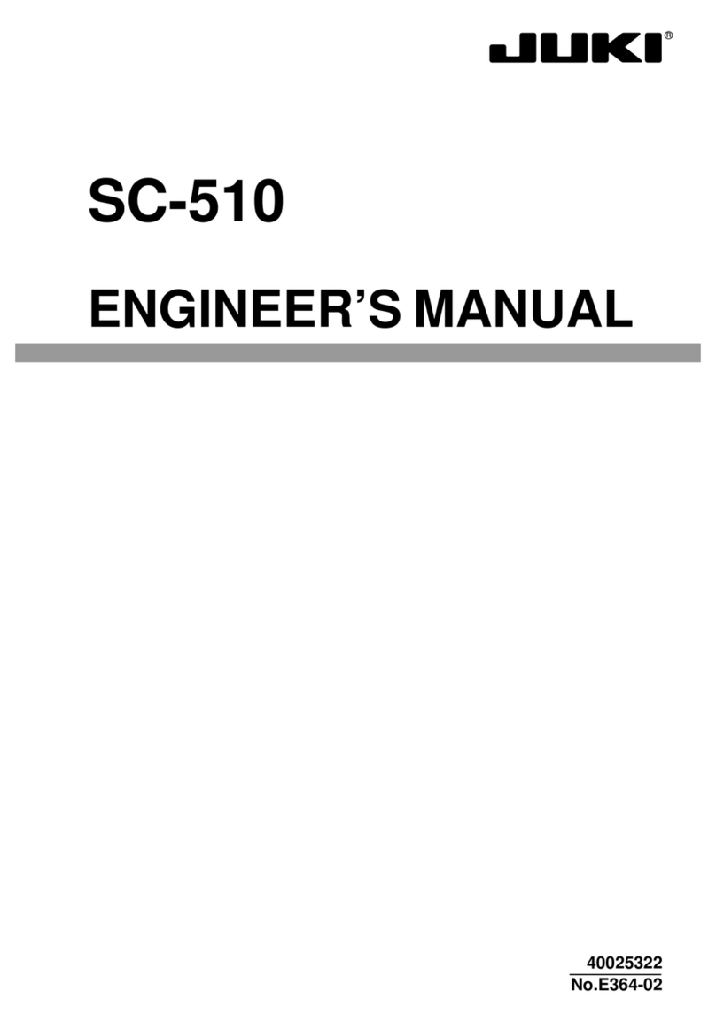 JUKI SC-510 Engineer's manual