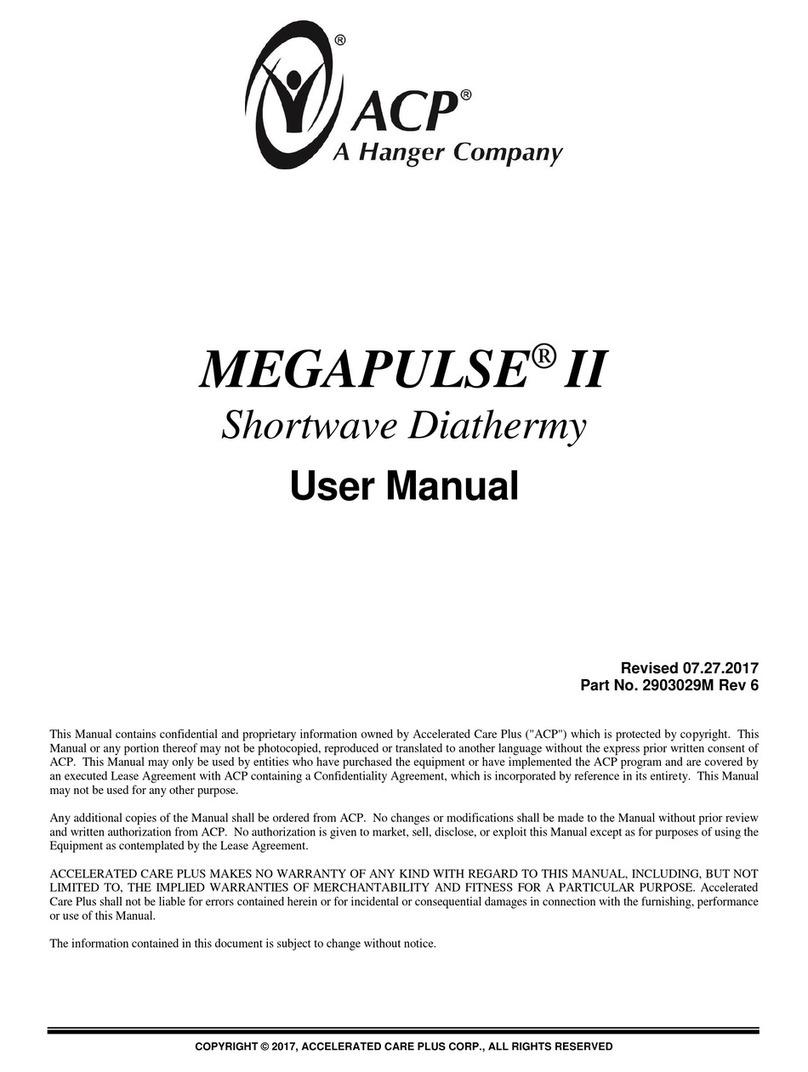 Hanger ACP MEGAPULSE II User manual