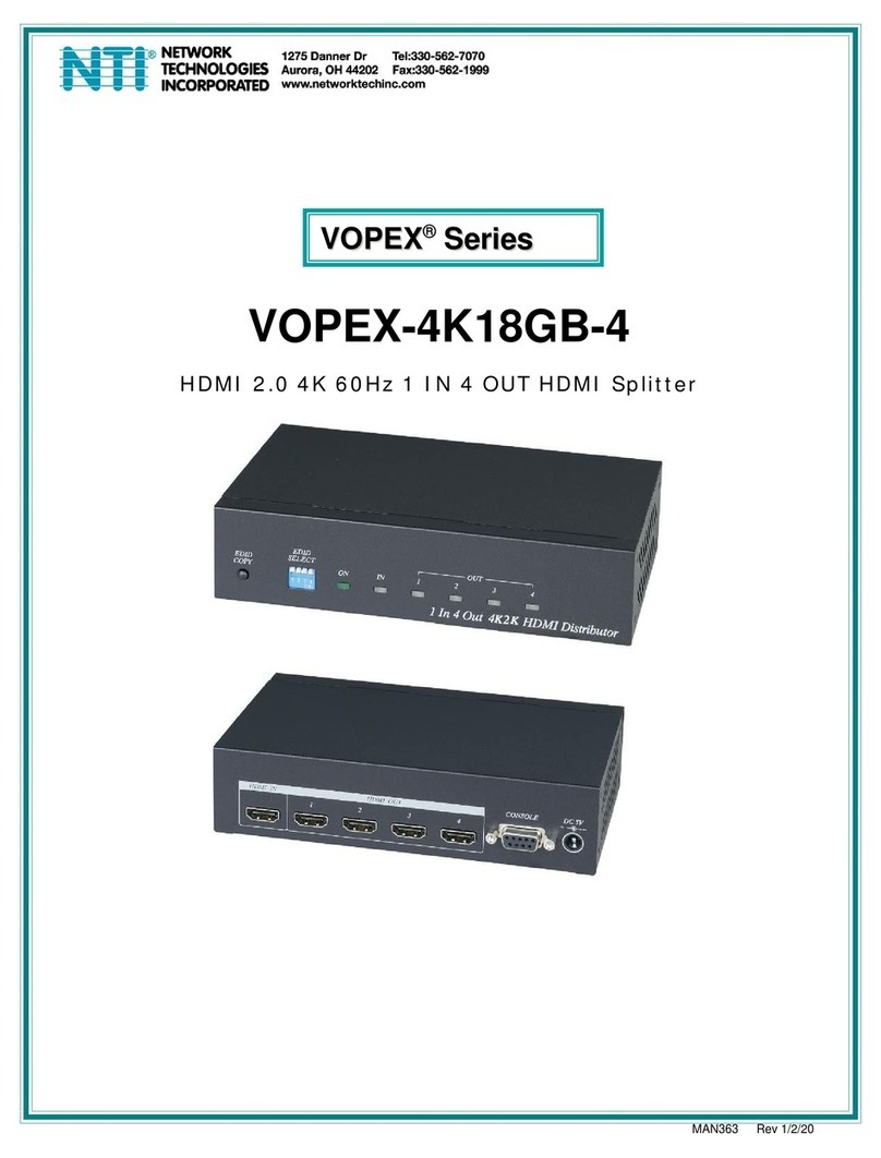 NTI VOPEX Series manual