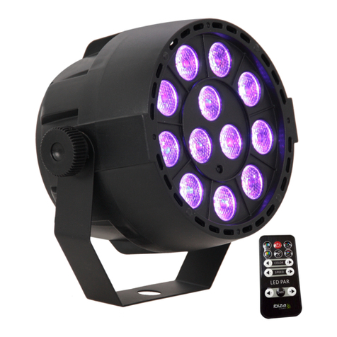 Ibiza PAR-MINI-RGB3 User manual