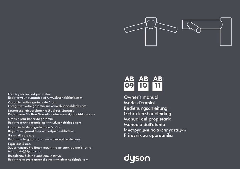 Dyson AB09 owner's manual