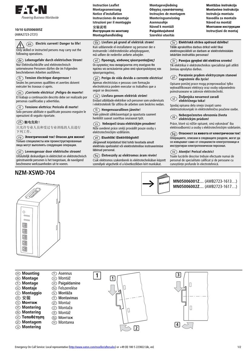Eaton NZM-XSWD-704 Manual