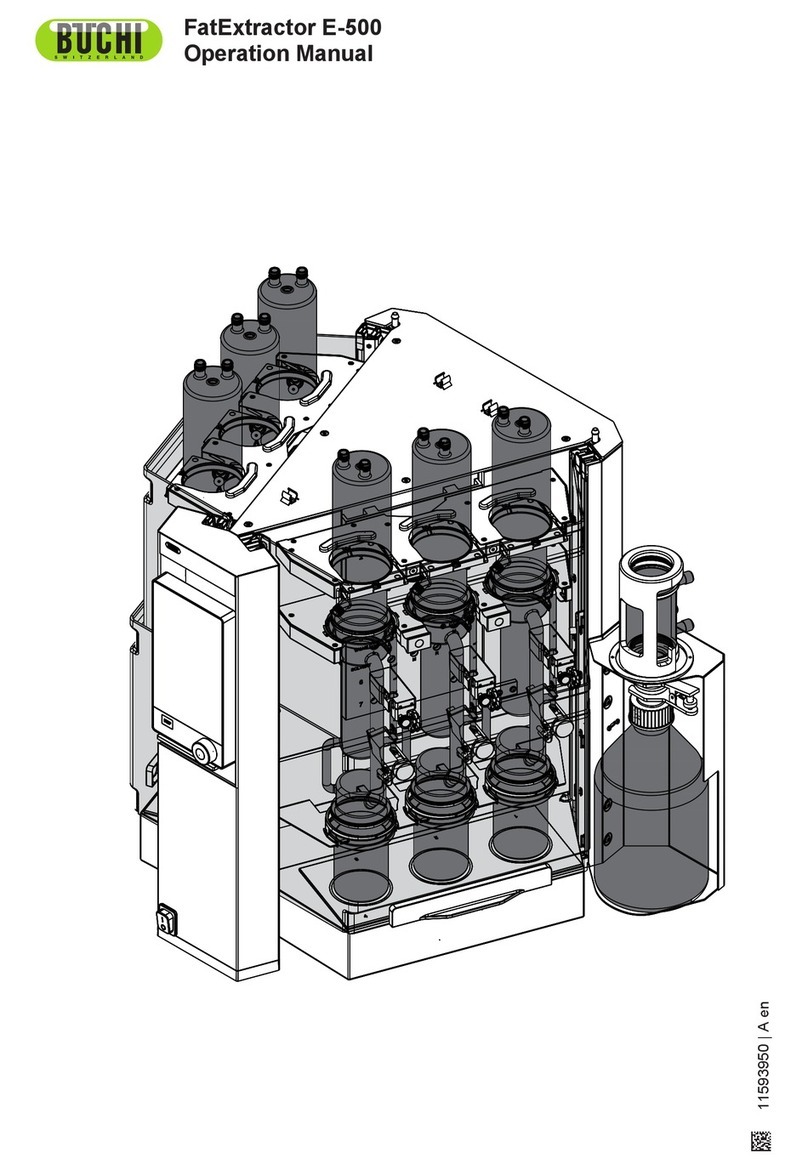 Buchi FatExtractor E-500 Operation manual