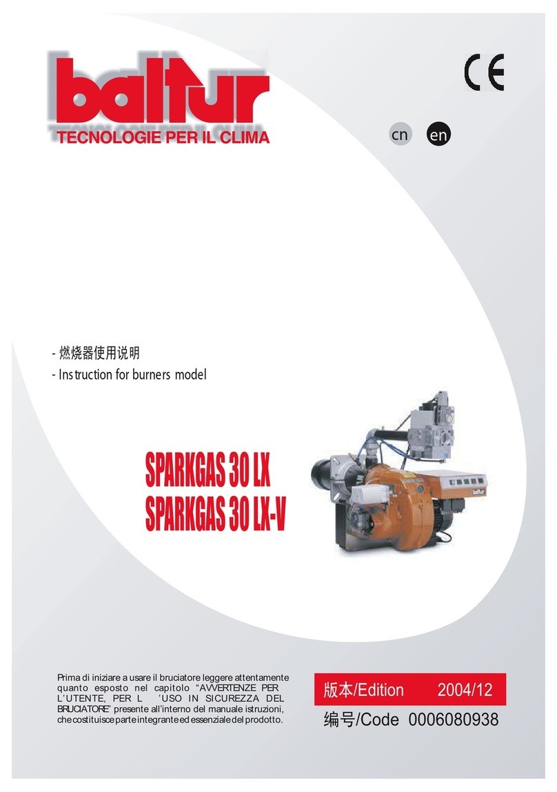 baltur SPARKGAS 30 LX User manual