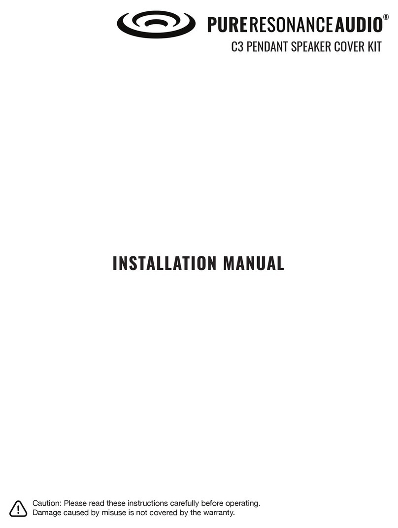 Pure Resonance Audio C3 User manual