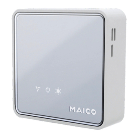 Maico EAQ 10/3 Mounting and operating instructions
