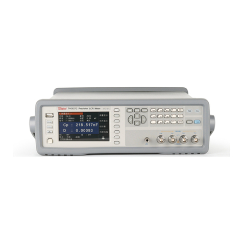 Tonghui TH2827 Series User manual