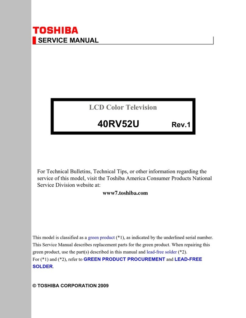 Toshiba 40RV52U User manual