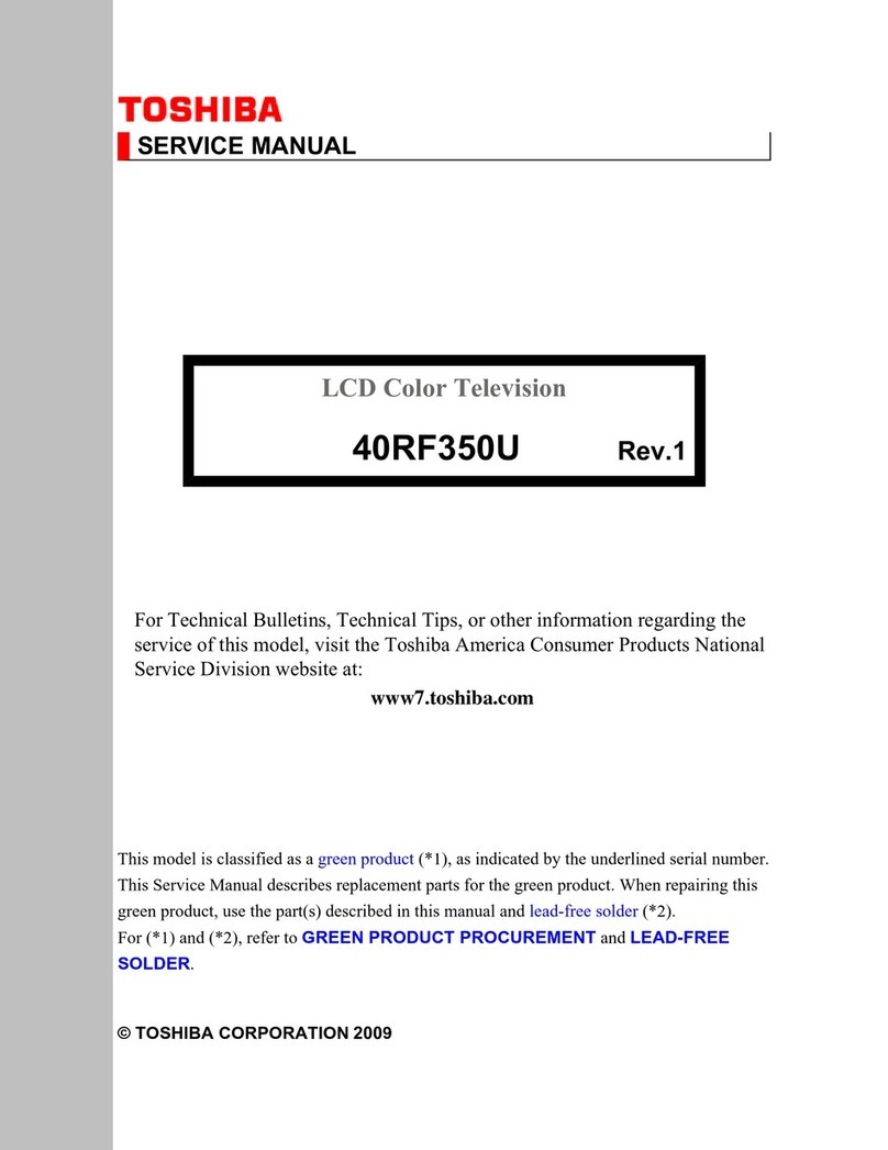 Toshiba Regza 40RF350U User manual