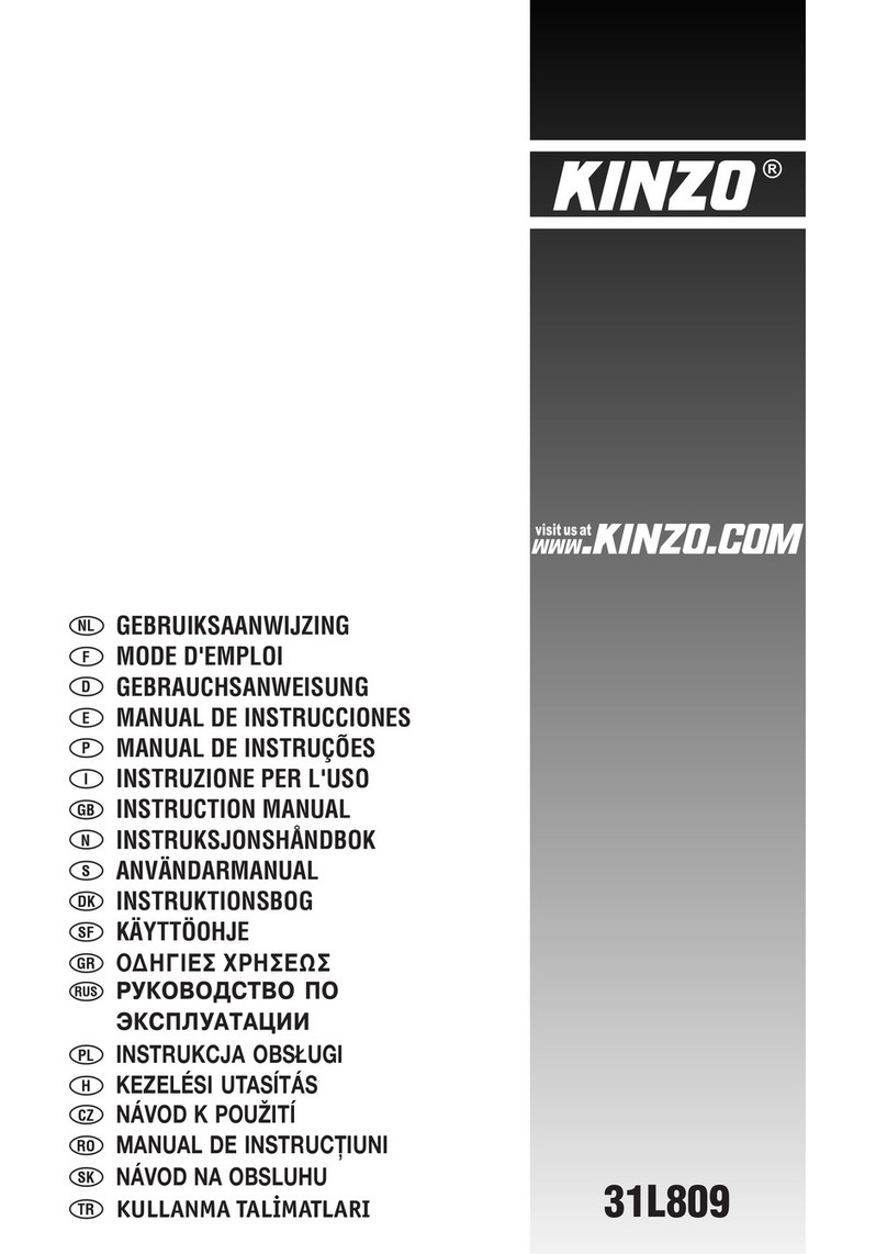 KINZO 31L809 instruction manual