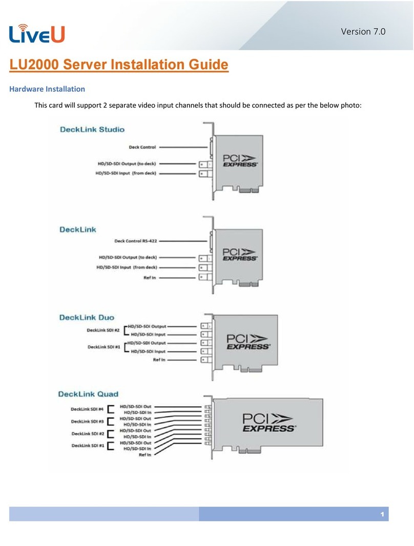 LiveU LU2000 installation guide