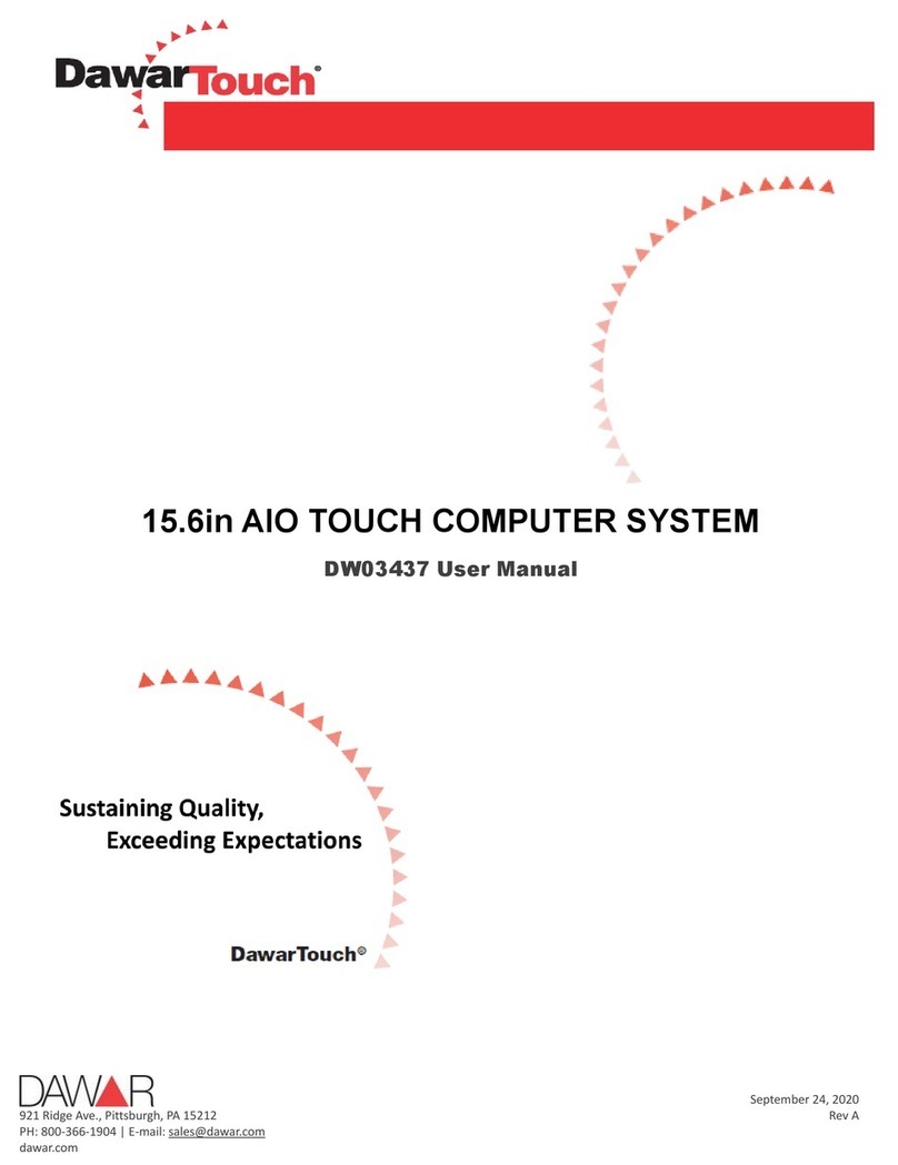 DAWAR AIO Touch DW03437 user manual