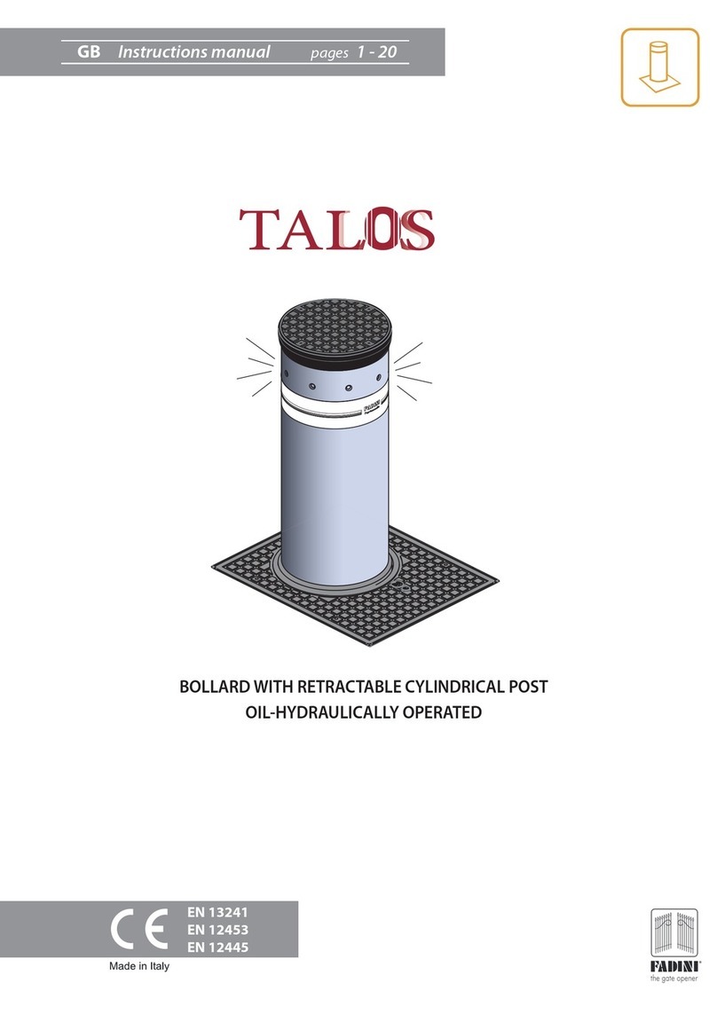 fadini TALOS Series instruction manual