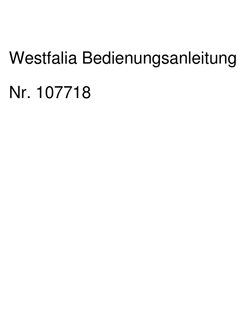 Westfalia SR-101MS instruction manual